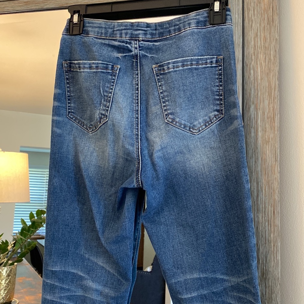 Ashley Mason, size 24 distressed high waisted skinny jeans, perfect condition! - Picture 5 of 7